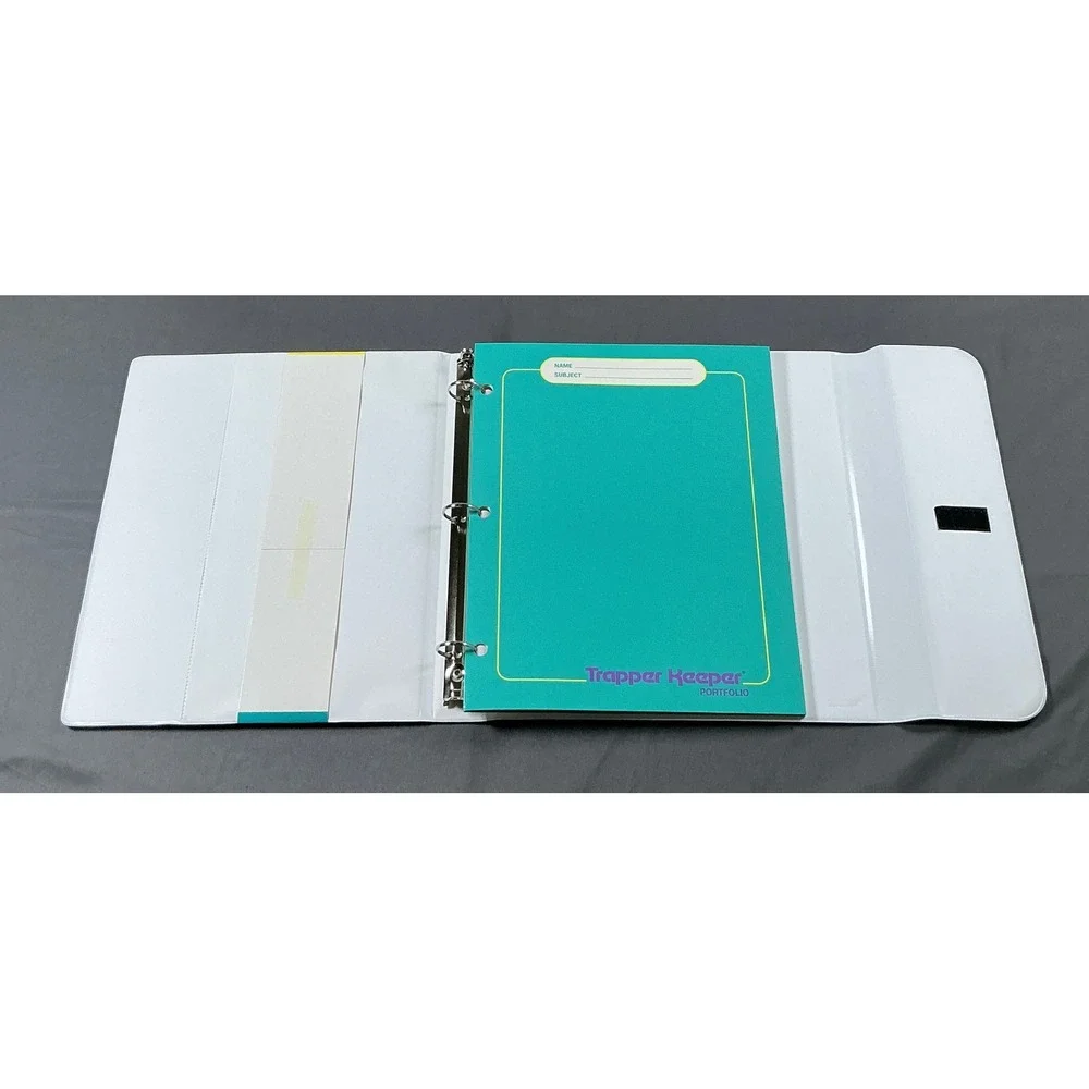 Mead The Original Trapper Keeper 1 Inch Ring Binder Retro Splatter Multi-Color